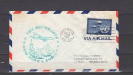 Premier Vol - First Flight - Erstflug / New York - Zurich / TWA - Superjet 8 - First Flight Covers