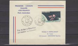 Premier Vol - First Flight - Erstflug / Paris - Amsterdam / Air-France  -  Caravelle - First Flight Covers