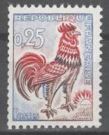 N° 1331b (N° Rouge Au Verso) , Neuf * Gomme D'Origine  TB - 1962-1965 Cock Of Decaris