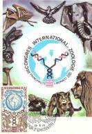 MONACO - Congrès International De Zoologie -Timbre Et Tampon Jour D'émission - Cartas Máxima