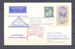1960.- CHECOSLOVAQUIA A AUSTRIA - Lettres & Documents