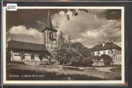 DISTRICT DE LAUSANNE /// CRISSIER - CURE ET EGLISE - TB - Crissier