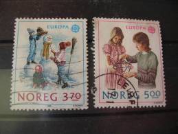 TIMBRE OBLITERE NORVEGE  YVERT N° 976.977 - Gebruikt