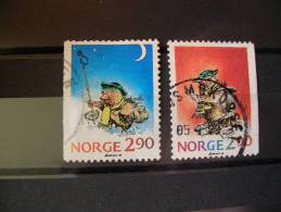 TIMBRE OBLITERE NORVEGE  YVERT N° 964.965 - Gebruikt