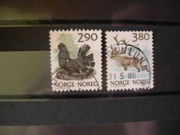 TIMBRE OBLITERE NORVEGE  YVERT N° 942.943 - Gebruikt