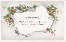 57 De Freyming,meilleurs Voeux ( 11 X 7 Cm ) - Freyming Merlebach