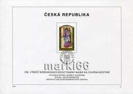 Czech Republic - 2012 - 100th Anniversary Of The Coronation Of Monument To Our Lady Of Hostyn - FDS (first Day Sheet) - Covers & Documents