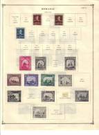 ROMANIA    Collection Of  Mounted Mint And Used As Per Scan. (5 SCANS) - Lotes & Colecciones