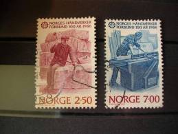 TIMBRE OBLITERE NORVEGE  YVERT N° 900.901 - Oblitérés