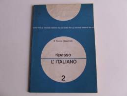 Lib147 Libro Guide Per Le Vacanze Minerva Italica, Ripasso L´italiano, 1969, Grammatica, Letture, Cruciverba - Language Trainings