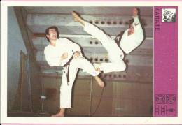 SPORT CARD No 214 - KARATE, Yugoslavia, 1981., 10 X 15 Cm - Sports De Combat