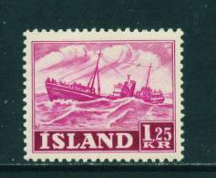 ICELAND - 1950 Pictorial Definitives 1k25  Mounted Mint - Neufs