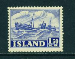 ICELAND - 1950 Pictorial Definitives 1k50  Mounted Mint - Nuevos