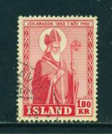 ICELAND - 1950 Bishop Arason 1k80  Used As Scan - Oblitérés