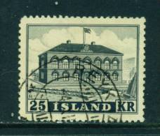 ICELAND - 1950 Pictorial Definitives 25k Used As Scan - Used Stamps