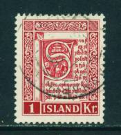 ICELAND - 1953 Saga Of Burnt Njal 1k Used As Scan - Used Stamps
