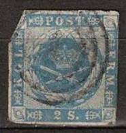 Danmark 1855, Mi. 3 - Small Tear. Klein Scheurtje - Used Stamps