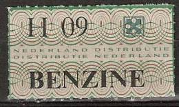 Netherlands Distribution Coupon For Petrol In The Second World War - Auto's/benzine - Vatikan