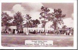 FL Maitland Coronet Motor Court 1952 - Orlando