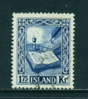 ICELAND - 1953 Saga Of Burnt Njal 1k75 Used As Scan - Usados