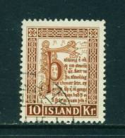 ICELAND - 1953 Saga Of Burnt Njal 10k Used As Scan - Used Stamps