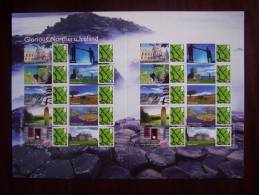 GB 2008 LABEL SHEET Issued 11th.March MNH GLORIOUS NORTHERN IRELAND. - Feuilles, Planches  Et Multiples