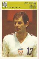 SPORT CARD No 149 - VOLLEYBALL - LJUBOMIR TRAVICA, 1981., Yugoslavia, 10 X 15 Cm - Otros & Sin Clasificación