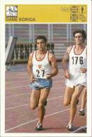 SPORT CARD No 112 - DANE KORICA, 1981., Yugoslavia, 10 X 15 Cm - Atletica