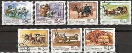 Hungary 1977 - Postkoets, Stage Coach, Horses, Paarden, Pferden, Cheval, - Stage-Coaches