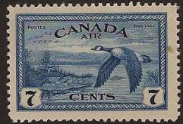 CANADA 1946 7c Geese SG 407 HM NC242 - Unused Stamps