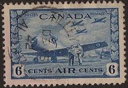 CANADA 1942 6c Air Training Camp SG 399 U RU226 - Poste Aérienne