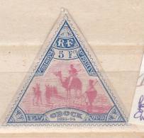 OBOCK N°61 5F BLEU ET ROSE MÉHARISTE NEUF AVEC CHARNIÈRE FORTE - Otros & Sin Clasificación