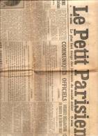 JOURNAL LE PETIT PARISIEN-LUNDI 3 MAI 1915- - Le Petit Parisien