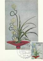 MONACO - Concours International De Bouquets- Timbre Et Tampon Jour D'émission - Cartoline Maximum