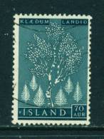 ICELAND - 1957 Reafforestation 70a Used (stock Scan) - Usados