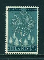ICELAND - 1957 Reafforestation 70a Used (stock Scan) - Used Stamps