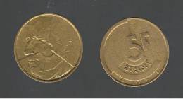 BELGIUM - BELGICA -  5 Francs KM164  Ver Años / Looks Years - 5 Francs