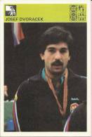 SPORT CARD No 212 - JOSEF DVORACEK, Yugoslavia, 1981., 10 X 15 Cm - Table Tennis