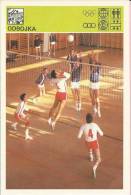 SPORT CARD No 239 - VOLLEYBALL, Yugoslavia, 1981., 10 X 15 Cm - Balonmano