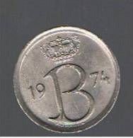 BELGIUM - BELGICA -  25 Centimes 1974  KM153 - 25 Cent