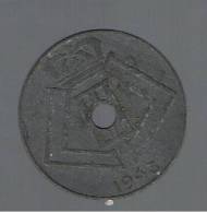 BELGIUM - BELGICA -   10  Centimes  1943  KM125 - 10 Centimos