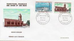 1er Jour AFARS Et ISSAS 1969 Timbres 345 & 346 Grande Mosquée DJIBOUTI - Unclassified