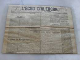 Journal L´Echo D´Alençon  Dimanche 10 Mai 1942 - Francese