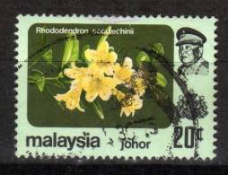 MALAYSIA JOHOR - 1984 YT 166 USED SENZA FILIGRANA - Johore