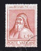 Vaticano ° - 1972 . Cardinale Bessarione ,£ 90.  Unif. 530.  Usato - Usati