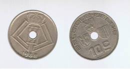 BELGIUM - BELGICA -  10  Centimes  1938  KM112 - 10 Centimes