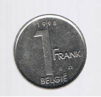 BELGIUM - BELGICA -  1   Franc   1998 - 1 Franc