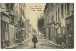 Carte Postale Ancienne Le Luc - Rue Nationale - Le Luc