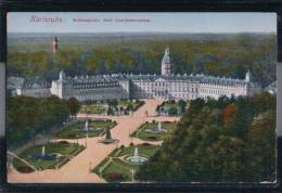 Karlsruhe - Schlossplatz - Bad. Landesmuseum Color 1928 - Karlsruhe