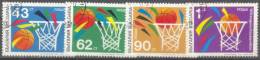 1991 Baketball Mi 3940-3 / Sc 3652-5 / YT 3406-9 Gestempelt /oblitéré / Used [hod] - Used Stamps